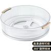 Caja de Almacenamiento Giratoria de Plástico Transparente de Lujo Accesible para Cosméticos Estante de Almacenamiento de Escritorio para Perfume y Productos de Cuidado de la Piel Organización de Condimentos para Cocina