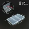 Caja Rectangular de PP con Tapa Caja para Piezas de Muestra Caja de Almacenamiento para Herramientas de Joyería Accesorios Equipo de Pesca Organizador de Almacenamiento Compartimentado