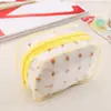 Saco de embalagem para suprimentos de gel de banho de PVC bolsa de mão transparente para shampoo bolsa de acabamento cosmético saco com zíper de plástico