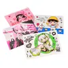 Sobres estilo occidental personalizados en lotes pequeños, sobres con logo de dibujos animados de anime en relieve, papel de carta con sensación de alta gama, impresión personalizada