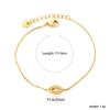 Joyería de Mano de Circonio de Lujo Accesible Más Vendida Europea y Americana Diseño Nicho Ins Joyería de Diamantes de Color de Alta Gama Pulsera de Acero Inoxidable Oro de 18K