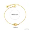 Joyas Transfronterizas Pulsera Cruzada con Circonita Ins Diseño de Nicho Corona Joyería de Mano Pulsera Chapada en Oro de 18K de Acero Inoxidable