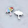 Decoração de cordão de panda de desenho animado de 8 mm lua corrente para celular DIY acessórios de corrente de celular liga gotejamento de óleo cor contas de unicórnio