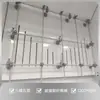 Campana de extracción Marco Sintético Rejilla de Acero Inoxidable Estante Bastidor de Destilación Barra de Conexión de PP Bastidor de Fijación de Tubería Doble Fila Bastidor de Torre de Condensación