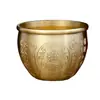 Pote Tesouro de Latão, Pote da Fortuna, Deus da Riqueza das Cinco Direções, Fluxo Diário de Riqueza, Fortuna das Quatro Estações, Pote Cigana Dourada, Decoração de Loja