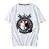 Teoría de la bala rueda de bala rota juego de baile anime periférico levanta la mano oso sonrisa oso manga corta principal camiseta de algodón verano