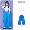 Trajes de Hip-Hop y Street Dance para Niños Ropa de Moda Disfraces de Jazz para Niñas Serie de Colores Dopamina Crop Top Ropa de Baile