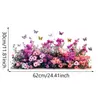 Película Eletrostática Transparente para Vidro Residencial, Sem Cola, Película para Janela sem Marcas, Impermeável e Resistente a Arranhões, Adesivos Florais e de Animais para Janela