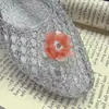 Coreia do Sul Mesmo Estilo Flor de Lantejoula Flor de Sapato Brilho Diamante Miçanga Feita à Mão Estilo Coreano Doce Alto Senso Flor Decorativa para Sapato Joia de Sapato