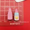 Lápiz Labial de Emulación de Dibujos Animados Espejo Serie Lavar y Proteger Accesorios de Resina diy Horquilla Titular Funda para Teléfono Móvil Material Adhesivo para Vaso de Agua