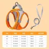 Cuerda de tracción de fábrica para perros pequeños, tipo chaleco, cadena para perros, cuerda para pasear perros Pomerania, arnés, cachorro Bichón Teddy, Paseo de perros