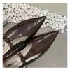 Sapatos Mary Jane Retrô Estilo Francês para Mulheres, com Salto Escondido de 5cm, Bico Fino, Boca Rasa, Couro Macio, Versátil, Elegante e Adequado para o Trabalho
