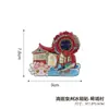 Ciudad Antigua de Quanzhou Dizai Cultural y Creativo Acrílico Ai Imán Magnético Atracción Turística Check-In Souvenir Imán para Refrigerador Decoración Cultural y Creativa