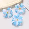 Flor Artificial 8cm Plumeria Guirlanda DIY Acessórios para Penteado Cabeça de Praia Litoral Flor Artificial Decoração de Casamento Flores