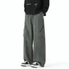 Pantalones casuales de softshell impermeables para hombres y mujeres, estilo dopamina de otoño, pantalones de trabajo rectos holgados multicolor para exteriores para niñas
