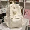 Nova Mochila de Urso Cartoon Estilo Ins para Estudantes do Sexo Feminino, Bolsa Escolar Fofa de Grande Capacidade para Alunos do Ensino Fundamental e Médio, Mochila Casual