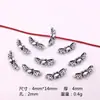 Cuentas de alas de plata de Xizang 100 en un paquete para pulsera collar pendientes de aleación vintage DIY Accesorios Joker Especial transfronterizo