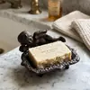 Plato para Jabón con Forma de Ángel Retro Creativo Simple de Hierro Fundido Hecho a Mano Adorno Decoración para Baño de Villa en Casa