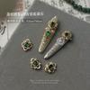 Internet Red Hot Selling Xi Fei Hui Gong Joyería para Uñas Qing Palace Concubina Imperial Zhen Huan Chuan Estilo Antiguo Circonita Joyería Buchelati