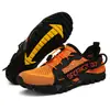 Comércio Exterior Transfronteiriço Casal Montanhismo ao Ar Livre Caminhada Tênis Masculino Tamanho Grande Sapatos de Escalada em Rocha Respirável Tecido Flyknit Cano Baixo Sapatos de Rastreamento