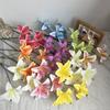 Fita para impressão 3D de lírio de 3 cabeças material acabamento de luxo para casamento lírio decoração flor artificial salão de casamento fundo principal flor de simulação
