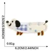 Dibujo Animado Autoadhesivo Mini Lindo Perrito DIY Accesorios de Ropa Decoración Funda de Teléfono Taza de Agua Parche Parche de Tela Bordado