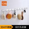 Fabricante Original Gancho Adhesivo de Acero Inoxidable 304 sin Taladro para Almacenamiento en Puerta de Cocina y Baño y Colgar Ropa