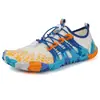 Zapatos de agua más vendidos transfronterizos para parejas, zapatos transpirables de cinco dedos, zapatos de playa antideslizantes de secado rápido para exteriores, zapatos de senderismo barefoot unisex