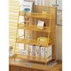 Estante de Mesa Organizador de Mesa Prateleira de Armazenamento Multicamadas Prateleira em Camadas para Mesa de Escritório Estante de Armazenamento para Mesa de Escritório de Dormitório de Estudante