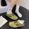 Zapatillas de entrenamiento versátiles para mujer estilo coreano retro para primavera y otoño, nuevo diseño de bloques de color 2026, cómodas zapatillas deportivas casuales, tela de superestrella