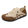 Zapatos de Madre de Punto Elástico Suave para Primavera, Transpirables y Antideslizantes, Zapatos para Caminar para Personas de Mediana Edad y Mayores, Zapatos Casuales Cómodos y Ligeros para Ejercicio Matutino Diario