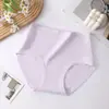 Ropa interior de algodón para mamá de mediana edad, Antibacteriana, de Cintura Alta, Tallas Grandes, Pantalones Cortos Transpirables para Mujeres de Mediana Edad y Mayores