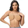 Venta Caliente Transfronteriza Delgado Anti-rozaduras Ligero Invisible Lacado Parche para Senos Sin Marca Transpirable Pecho Grande Anti-caída Push-up Parche para Senos para Mujeres