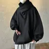 Abrigo funcional pesado de otoño e invierno para hombre, sudadera con capucha americana de cuello alto, talla grande