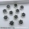 Caja Mágica Mariposa de Diamante Calabaza Corazón Flor Redonda Multicolor Ocho Agujeros Separadores Cuentas DIY Pulsera de Cuentas Accesorios para Collares