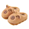 Pantuflas de Algodón con Suela Gruesa para Mujer 2026 Nuevo Invierno para Interiores Hogar Felpa Cálida Antideslizante Pareja Cerradas por Detrás Zapatos de Algodón Hombre