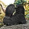 Botas de Combate de Talla Grande Transfronterizas para Hombre, Botas de Senderismo para Exteriores de Caña Alta, Botas de Campo Antideslizantes, Botas Tácticas de Senderismo para Hombre, Venta Directa de Fábrica
