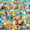 50 folhas/conjunto de adesivos de capa de livro infantil sem repetição adesivos criativos personalizados adesivos DIY para computador scrapbook