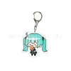 Chaveiro Acrílico Hatsune Miku Periférico de Anime Menina Fofa Criativo Fofo Pingente de Chave de Alto Valor