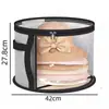 Caja de Almacenamiento Plegable para Gorra de Béisbol Transfronteriza Armario Doméstico con Cubierta de Cremallera Caja de Almacenamiento para Gorras y Ropa Venta al por Mayor de Fábrica