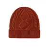 Chapéu de Lã Pura Tricotado Jacquard Masculino Chapéu Masculino Outono e Inverno Chapéu Quente Chapéu Torcido Bordado Versátil Topo Redondo Moderno