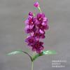 Flor artificial para boda, ramas individuales, orquídea pequeña, flor de seda para boda, estilo europeo, adornos florales modernos y sencillos para decoración de bodas.