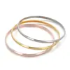Pulsera de Oro Joyería de Mano Transfronteriza Europea y Americana Moda de Galvanoplastia de Gama Alta Acero Inoxidable Pulsera DIY para Damas Joyería al por Mayor