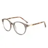 Novo Influenciador da Moda Armação de Óculos Lisa Ins Armação Pequena Óculos Lisos Armação de Óculos com Haste de Acetato Tm1024-3