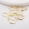 Ganchos para Orejas Rellenos de Oro de 14K Accesorios para Pendientes DIY Estilo K Pendientes Simples Versátiles Pendientes Brillantes Materiales para Joyería Especial