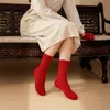 Calcetines Personalizados Profesionales, Calcetines Rojos para el Año de Nacimiento, Calcetines Rojos para Celebración de Boda, Algodón Puro, Absorbentes de Sudor, Transpirables, Sin Costuras