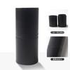 Cubo de almacenamiento para brochas de maquillaje de cuero PU mini tamaño pequeño cubo para brochas a prueba de polvo impermeable portátil cubo para brochas de maquillaje con tapa