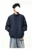 Chaqueta Harrington estilo americano de corte limpio con cuello mao, unisex, nueva colección de otoño, chaqueta tipo béisbol de corte holgado, chaqueta casual de trabajo