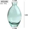 Set de Mini Jarrones Pequeños de Vidrio de Colores Lujo Ligero Hidropónico Transparente Flor Sala de Estar Artesanía con Agua Decoración Adornos