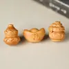 Acessórios de Pulseira de Contas de Oração Budista, Pulseira Trançada Feita à Mão DIY, Acessórios para Pulseira, Colar, Frasco de Tesouro de Sândalo Dourado